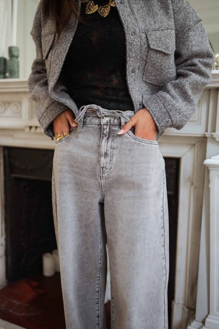 VMWIEN MR WIDE BELT JEANS SI20 185858 Light Gr