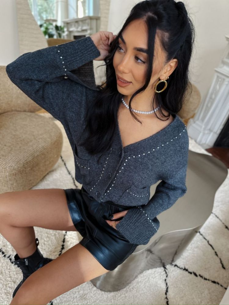ONLELSIE LS STUDS CARDIGAN CC  179075001 Mediu