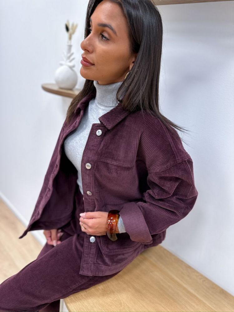VMJAMIE LS CORDUROY SHACKET MI 186320 Winetast
