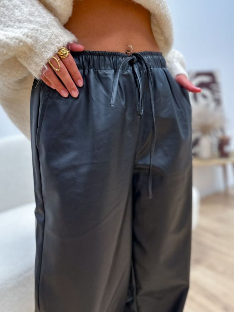 VMKANANDA LW WIDE PL PANT 177868 Black