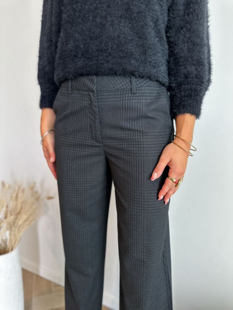 VMUNNA LW WIDE CHECK PANT 177868001 Black