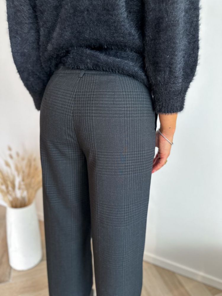 VMUNNA LW WIDE CHECK PANT 177868001 Black
