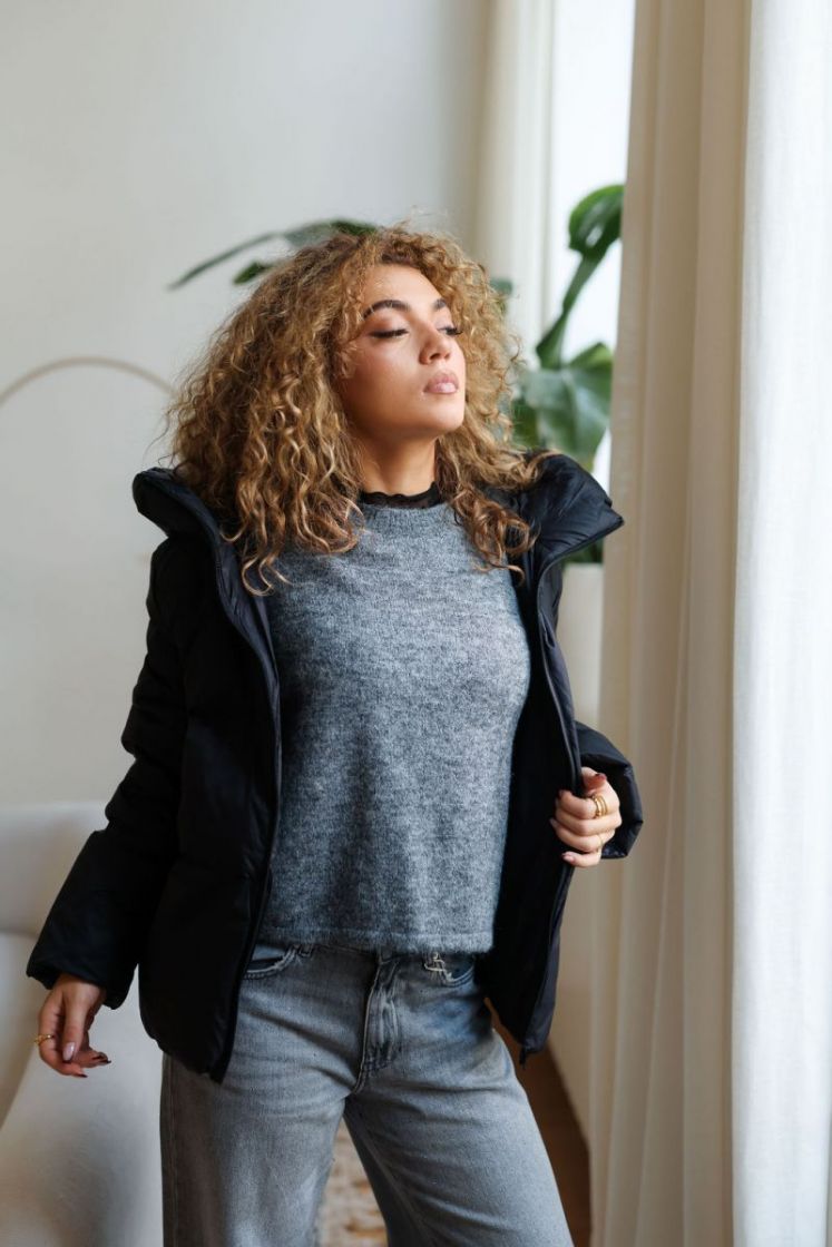 YASPOPPEL DOWN BLEND JACKET S. 190939 Black