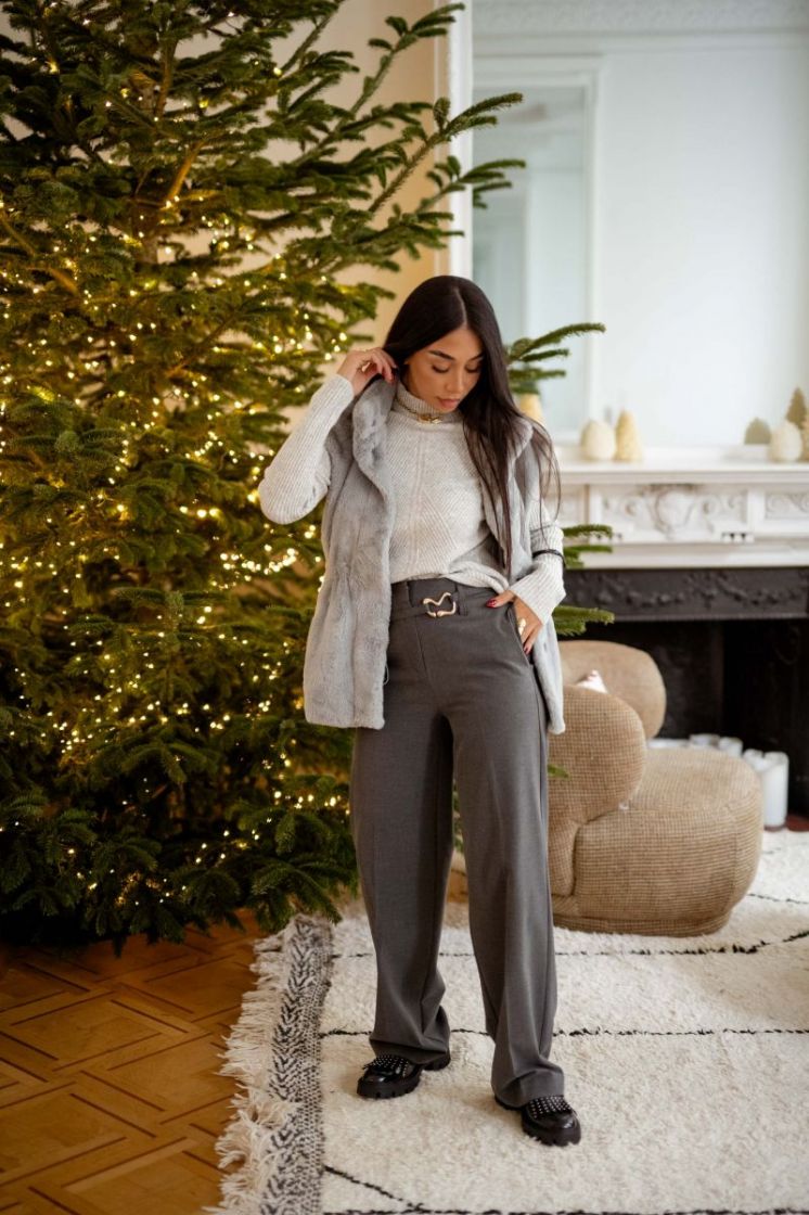 VMOANA HW STRAIGHT BELTED PANT 175618001 Aspha