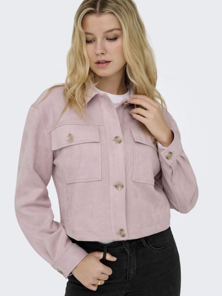 ONLBELICIA FAUX SUEDE JACKET O 226816 Burnishe