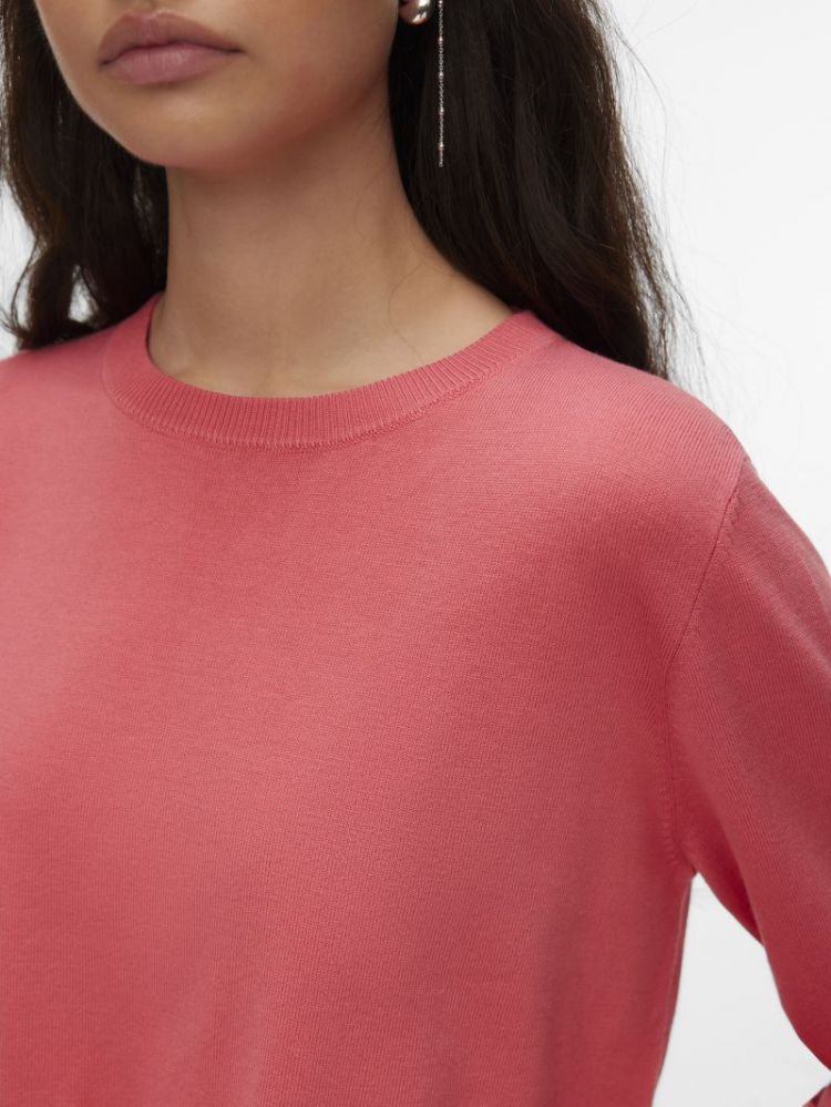 VMSILJE LS O-NECK PULLOVER NOO 300017 Coral Pa