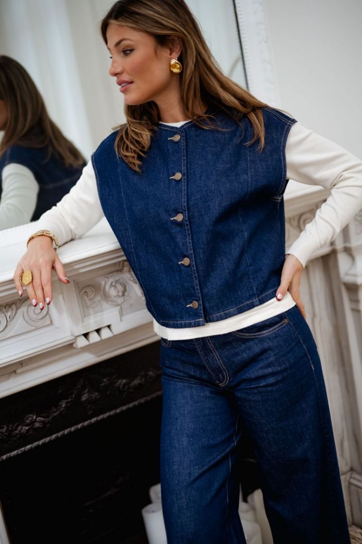 ONLSADIE SL DNM WAISTCOAT GEN 179695 Medium B