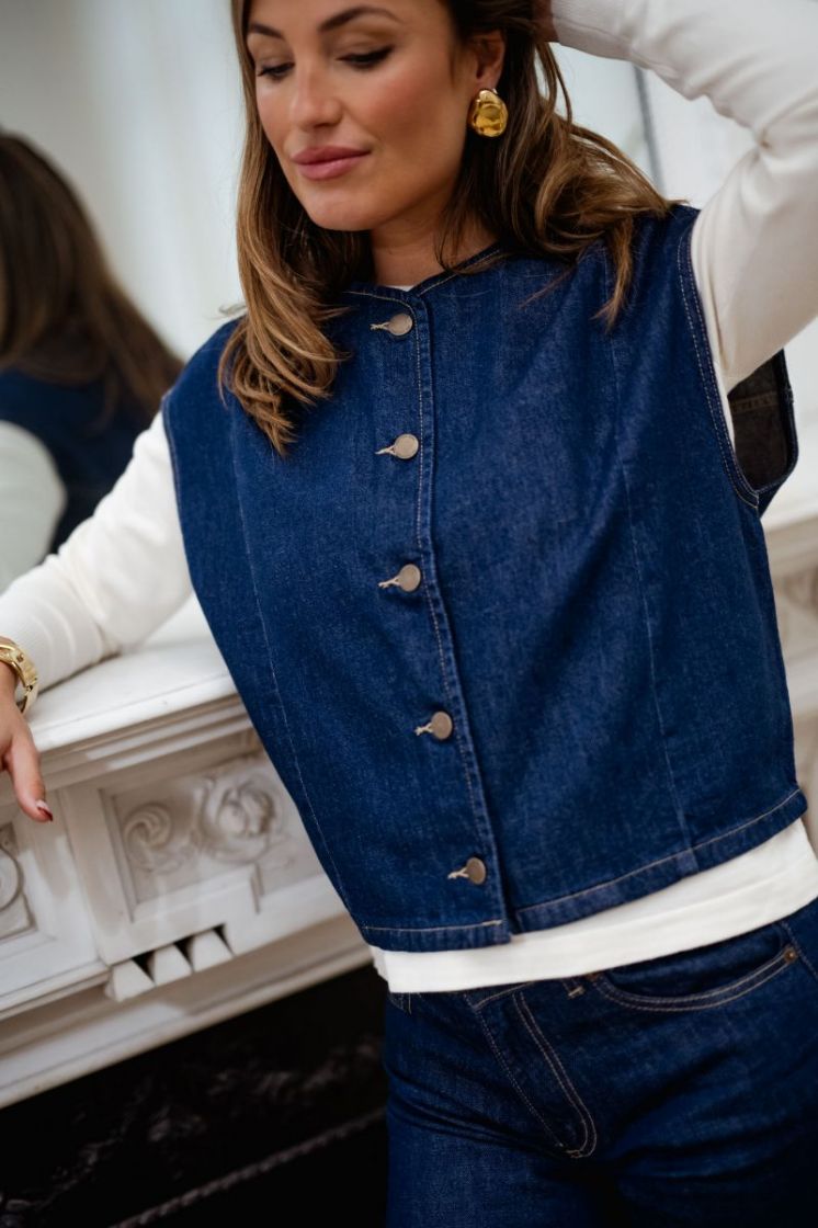 ONLSADIE SL DNM WAISTCOAT GEN 179695 Medium B
