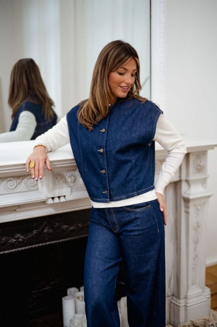ONLSADIE SL DNM WAISTCOAT GEN 179695 Medium B