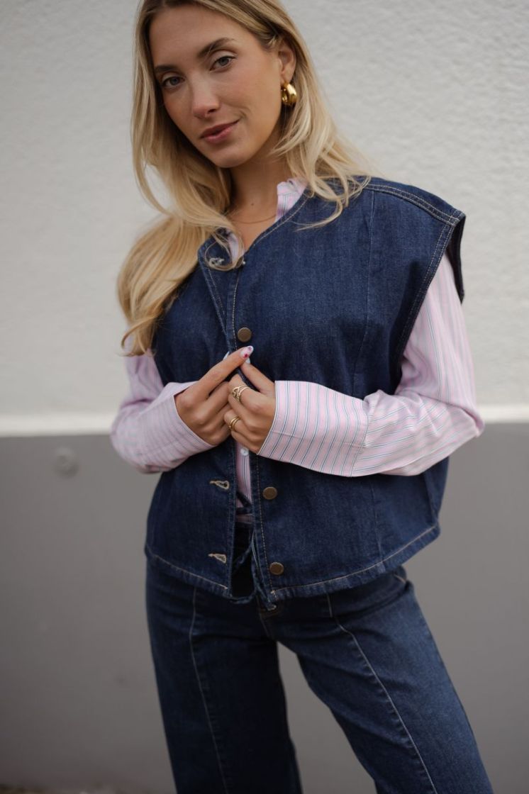 ONLSADIE SL DNM WAISTCOAT GEN 179695 Medium B