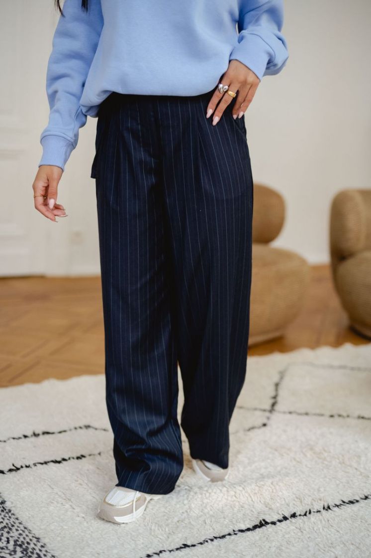 YASPIMIS HMW PINSTRIPE PANT 190953001 Navy