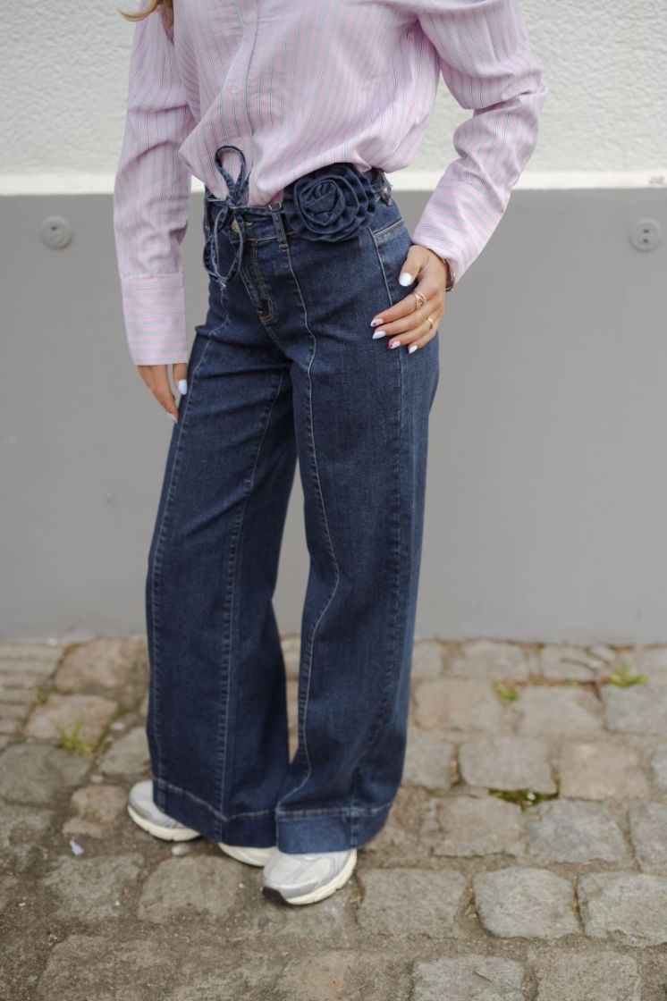 ONLMADISON HW WIDE ROSE BELT D 177938 Dark Blu