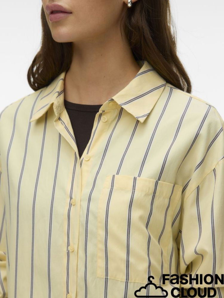 VMFANNI NEW LS SHIRT WVN EXP 299559001 Flan/