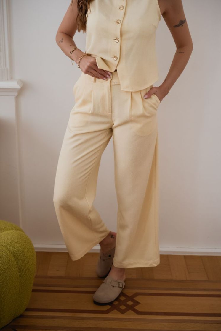 VMKIRA HW WIDE PANT WVN EXP 193279 Golden H