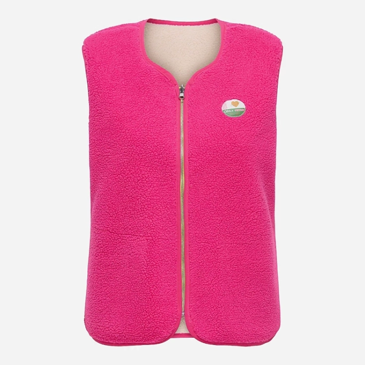 ONLBABY TEDDY VEST REVERSIBLE 259656001 Pink
