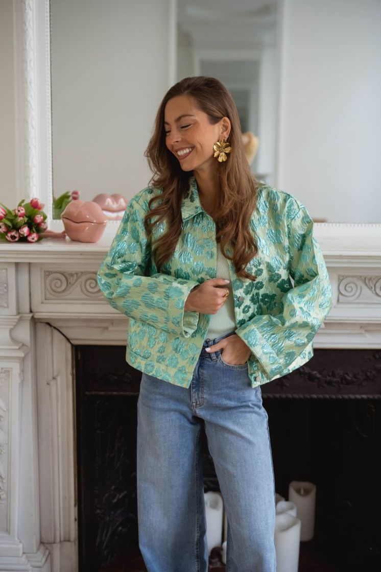 PCMOLLY LS JACKET D2D PP 297161001 Green