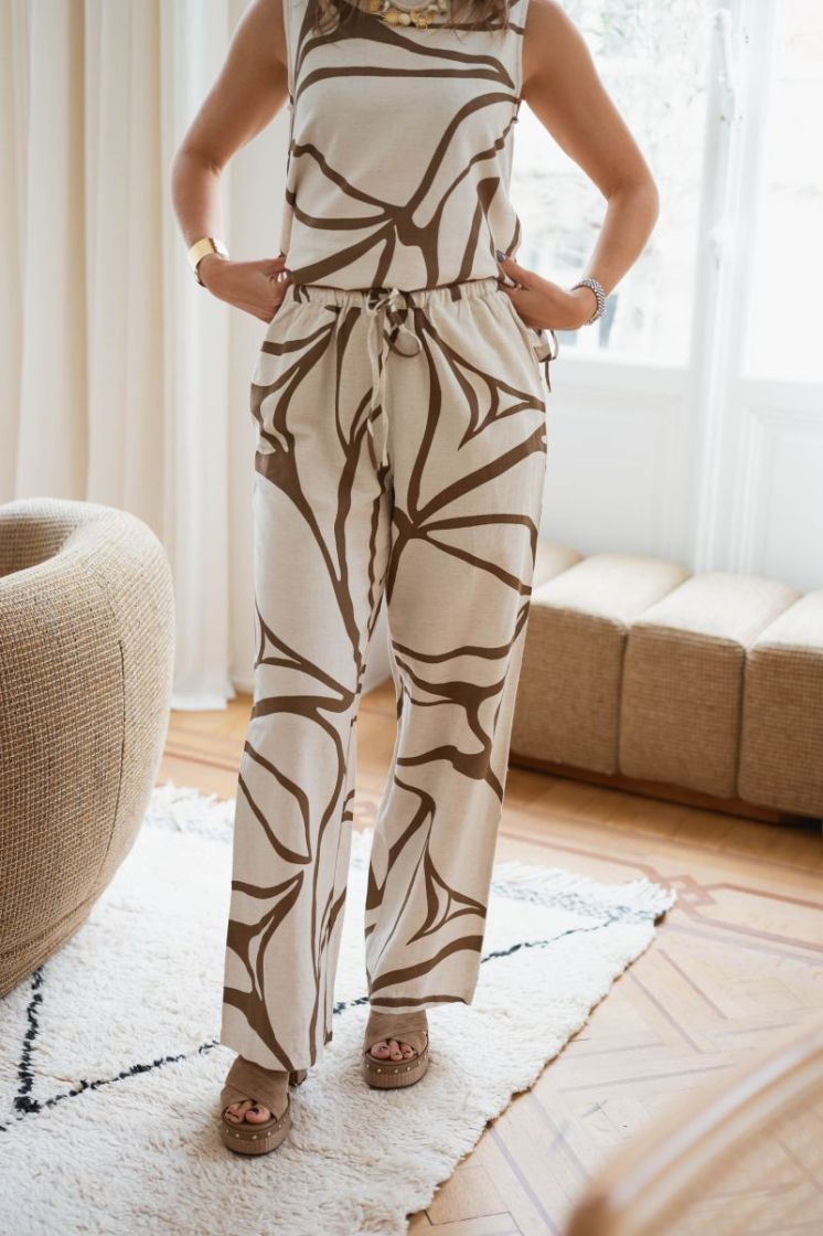 VIPRISILLA RW WIDE PANTS - NOO 298937005 Cub/F