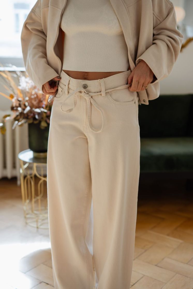 ONLGIANNA MW STRAIGHT DOT211 D 234755 Ecru