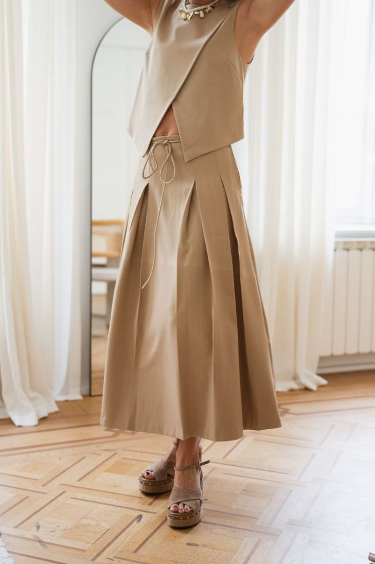 YASCAMIA HW LONG SKIRT 303867 Incense