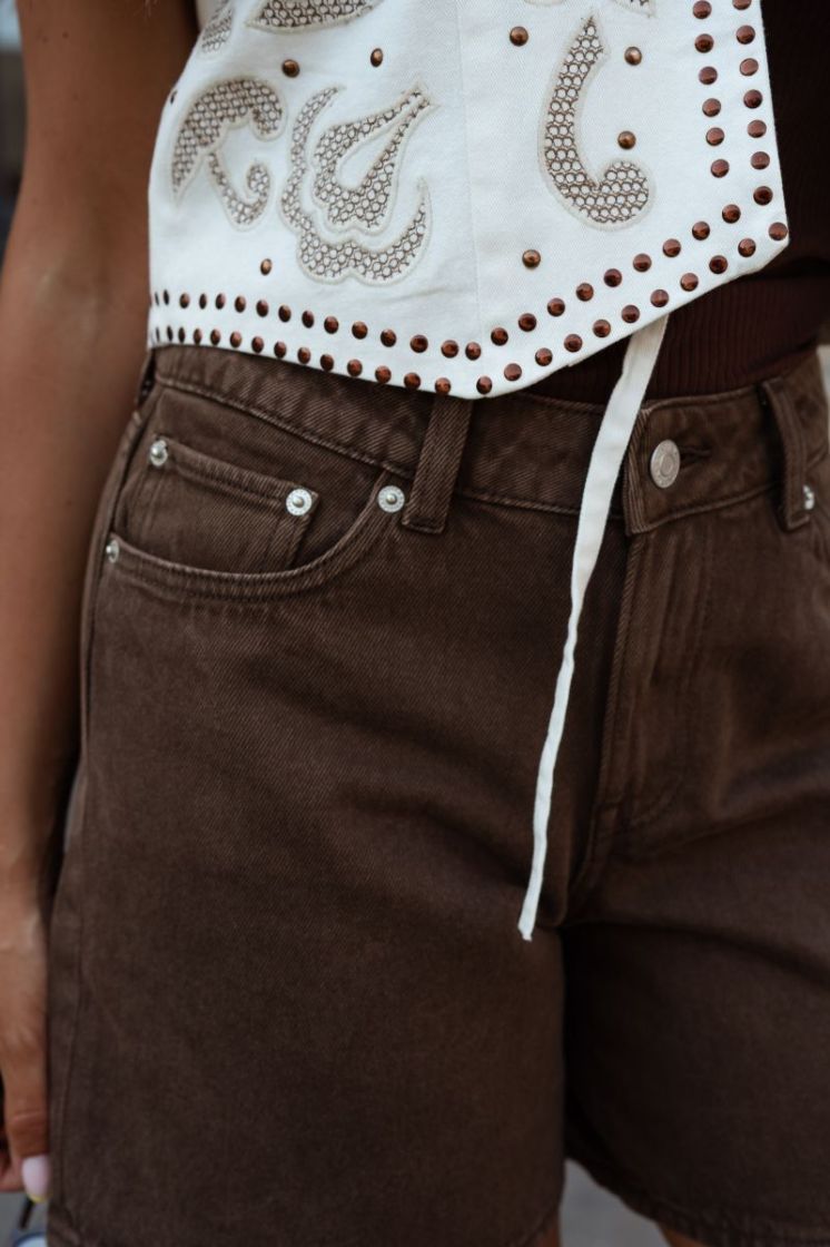 JXSEVILLE SHORTS MW R111 DNM 176162 Chocolat