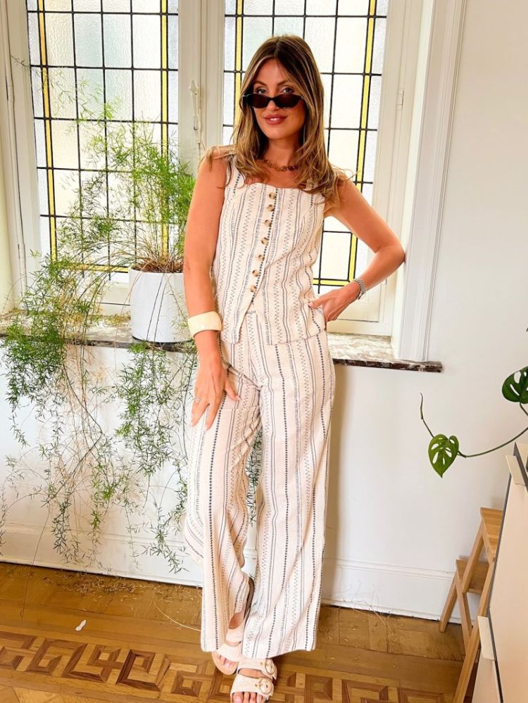 VILINNEN HW WIDE DETAIL PANTS 262675001 Super