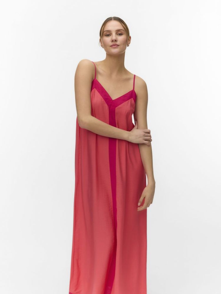 VMDENISE SINGLET ANKLE DRESS W 300017003 Coral