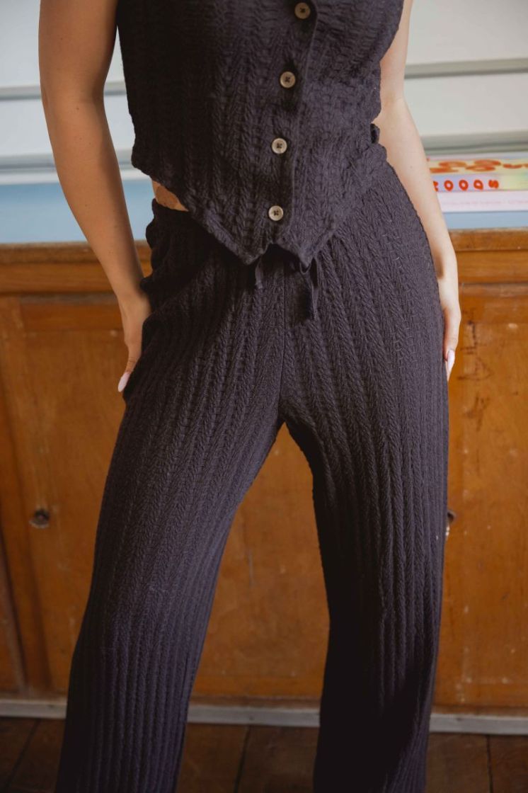 ONLSIF WIDE PANTS JRS 244915 Chocolat