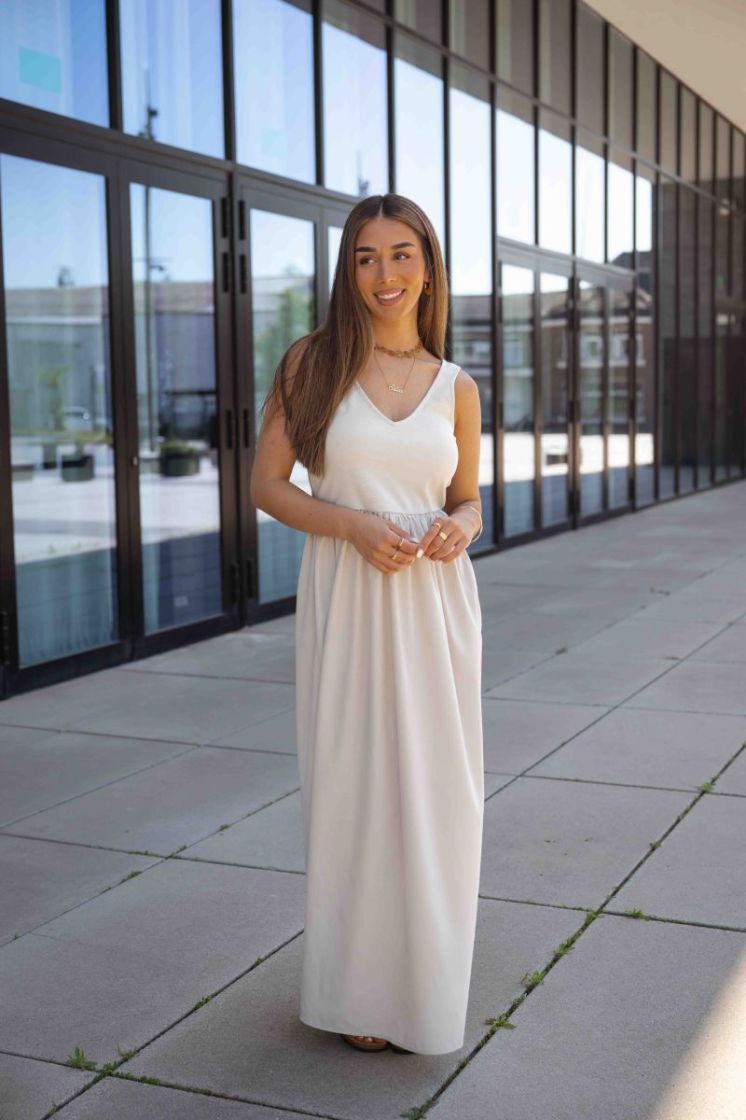 VMVALLY SL LONG DRESS JRS NOOS 271875 Silver L
