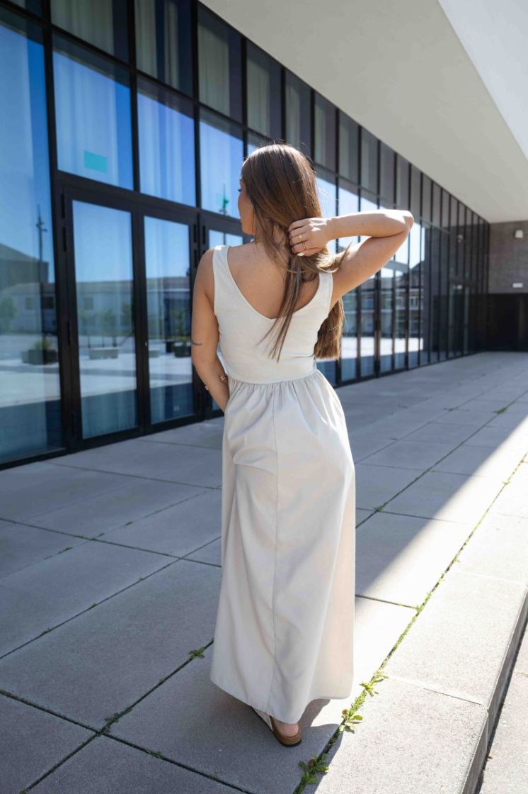 VMVALLY SL LONG DRESS JRS NOOS 271875 Silver L