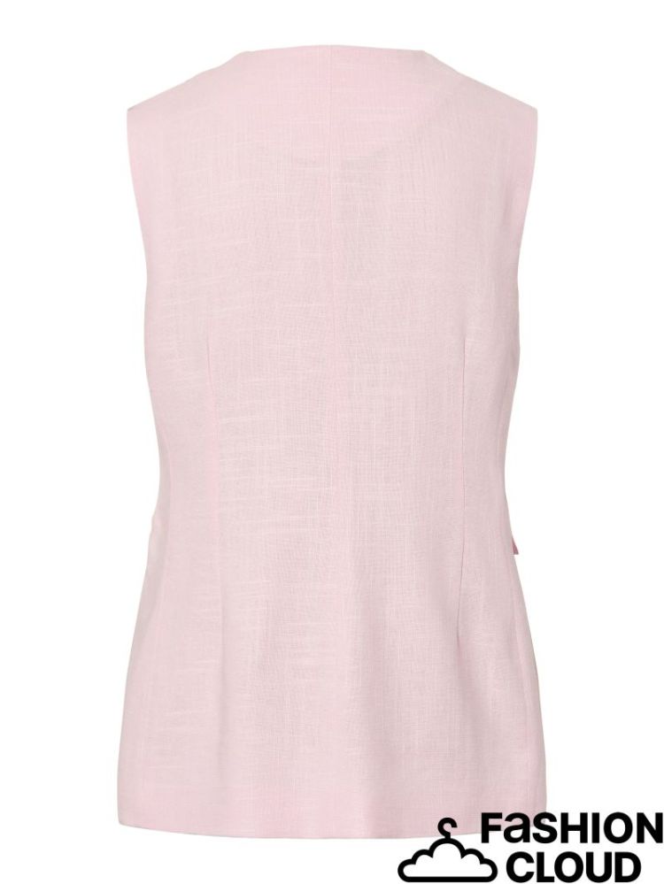 YASAGANA LINEN BLEND WAISTCOAT 285095 Pink Lad