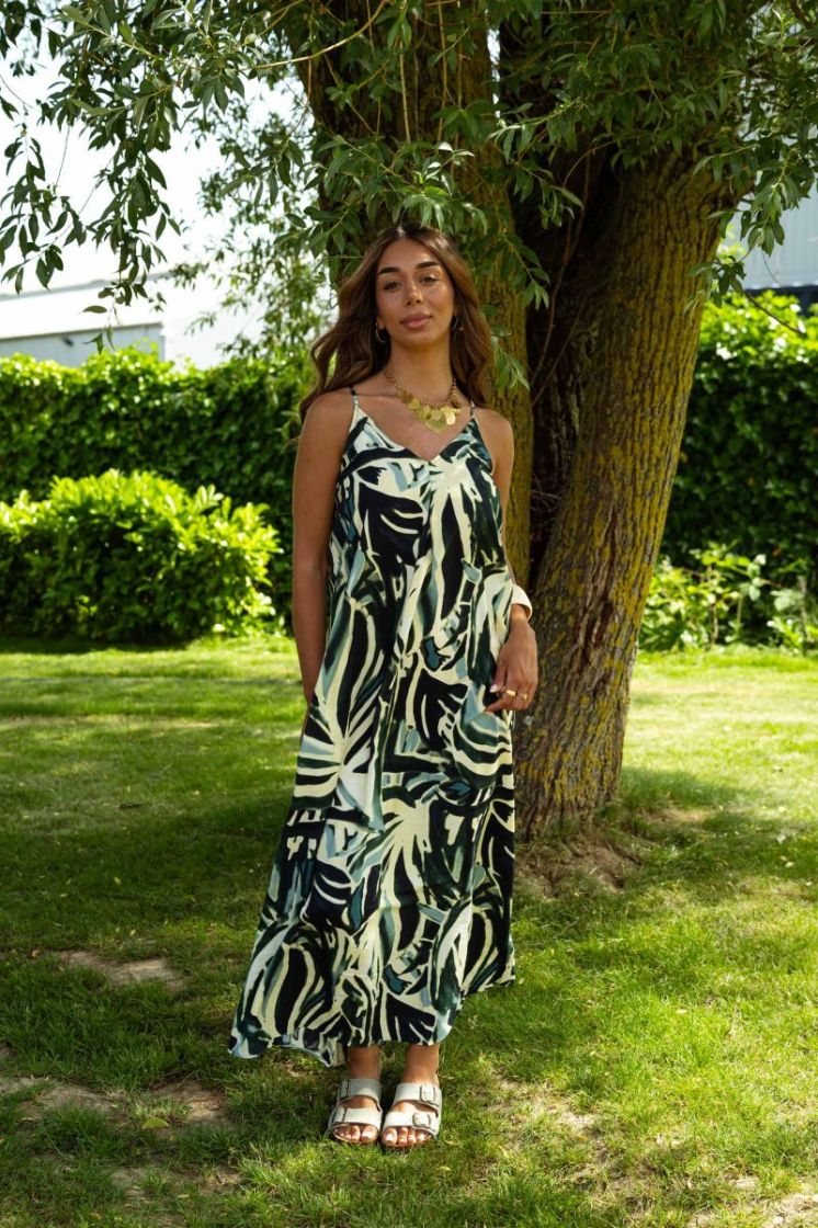 VIRYN ZOA V-NECK SINGLET MAXI  196325001 Atlan