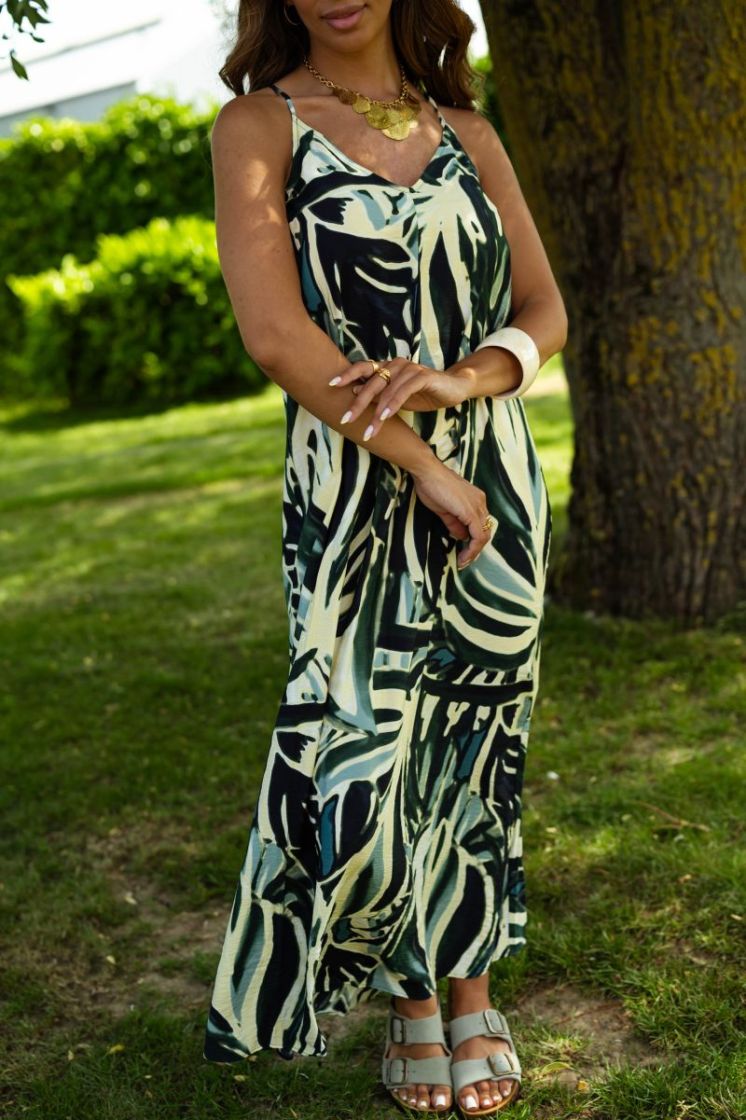 VIRYN ZOA V-NECK SINGLET MAXI  196325001 Atlan