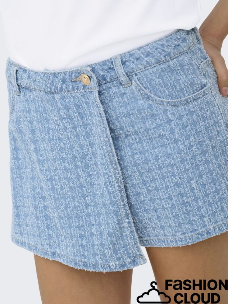 ONLTEXAS BOUCLE REG DNM SKORT  177934 Light Bl