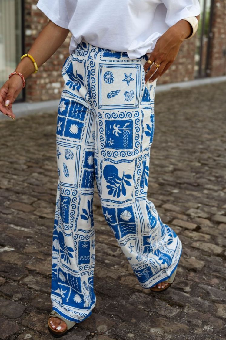 VIJOSIA SCA HW WIDE PANTS 306633001 Victo