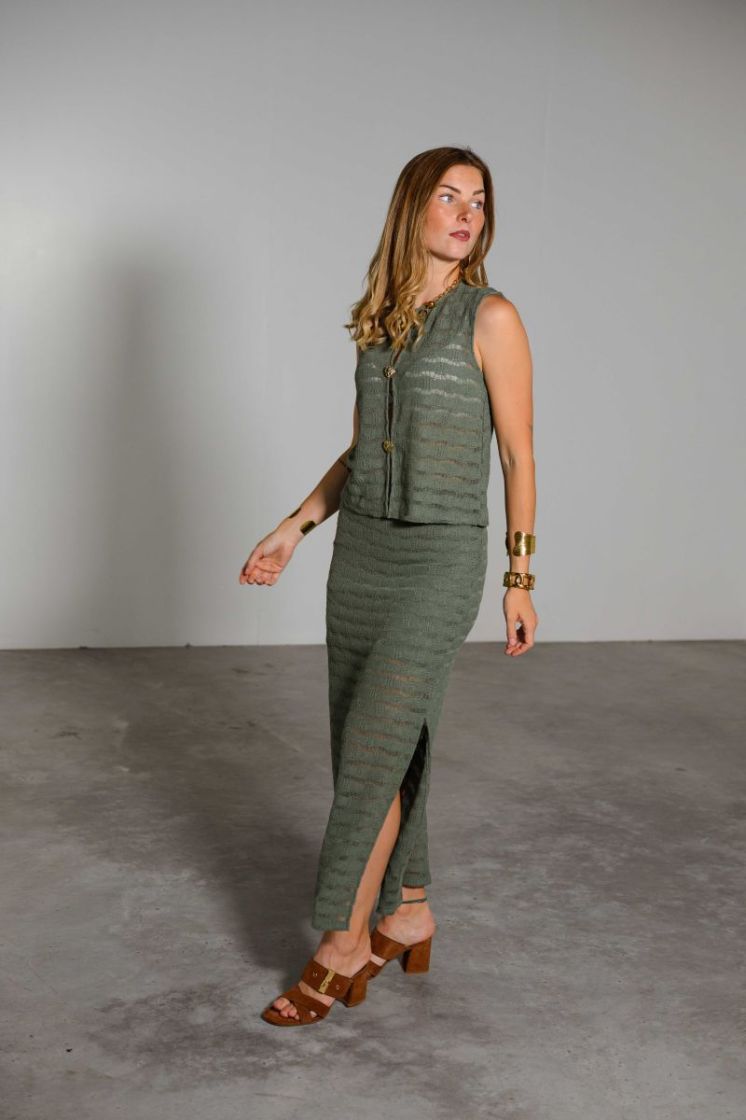 VMLUNA SL O-NECK TOP JRS 224196 Laurel W