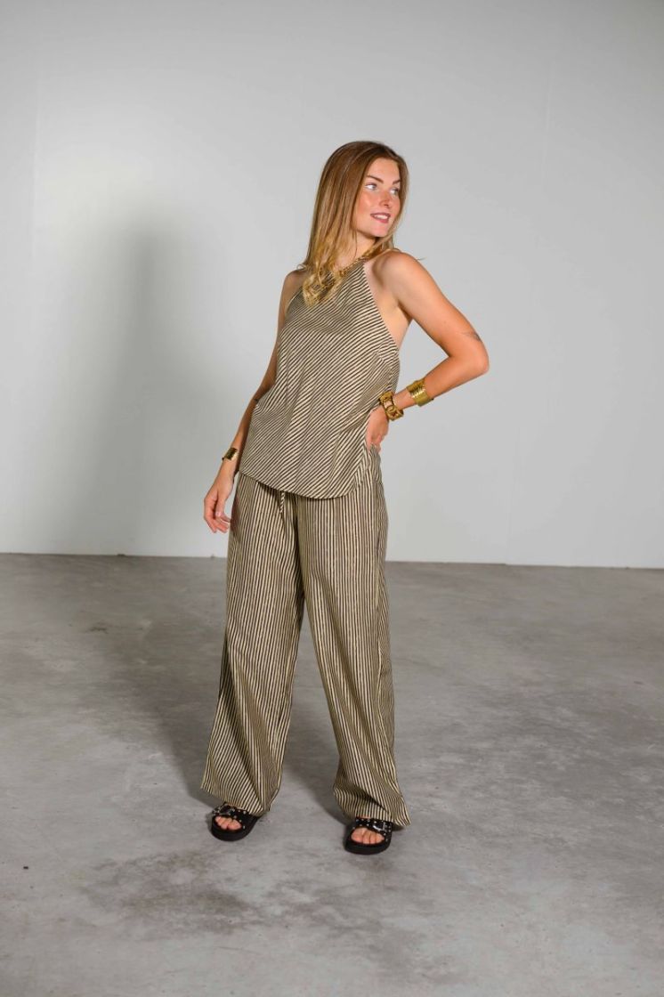 ONLSINA JEONA STR PULL UP PANT 177911001 Black