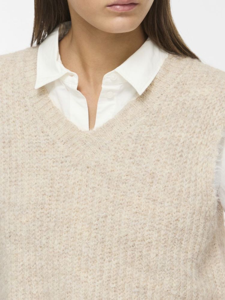 VILAMPE V-NECK KNIT WAISTCOAT 262675 Super Li