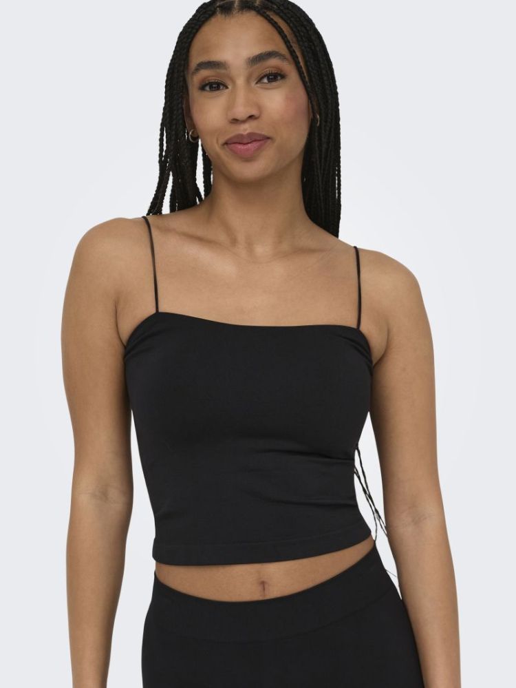 ONLBELLA SEAMLESS PADDED CROP  177911 Black