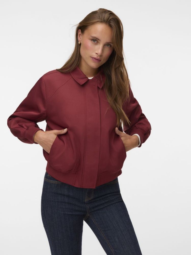 VMTAYLOR LS SHORT JACKET 306414 Russet B