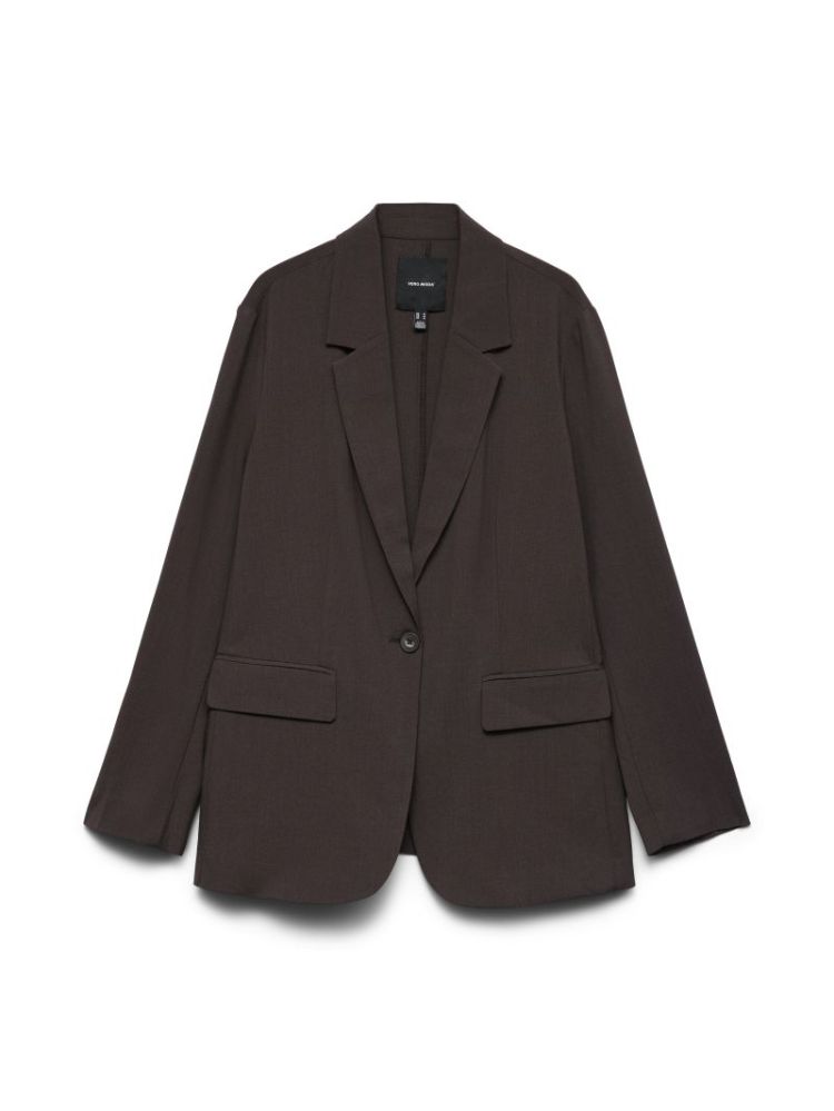 VMTEXAS LS LOOSE BLAZER 297957001 Choco