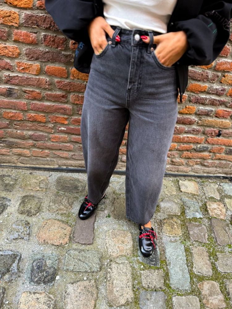 VMBILLIE HR BARREL ANK JEANS L 237815 Black De