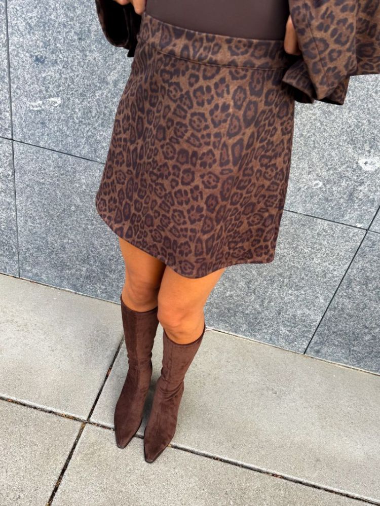 VIJICY RW SHORT SKIRT 196326001 Coffe