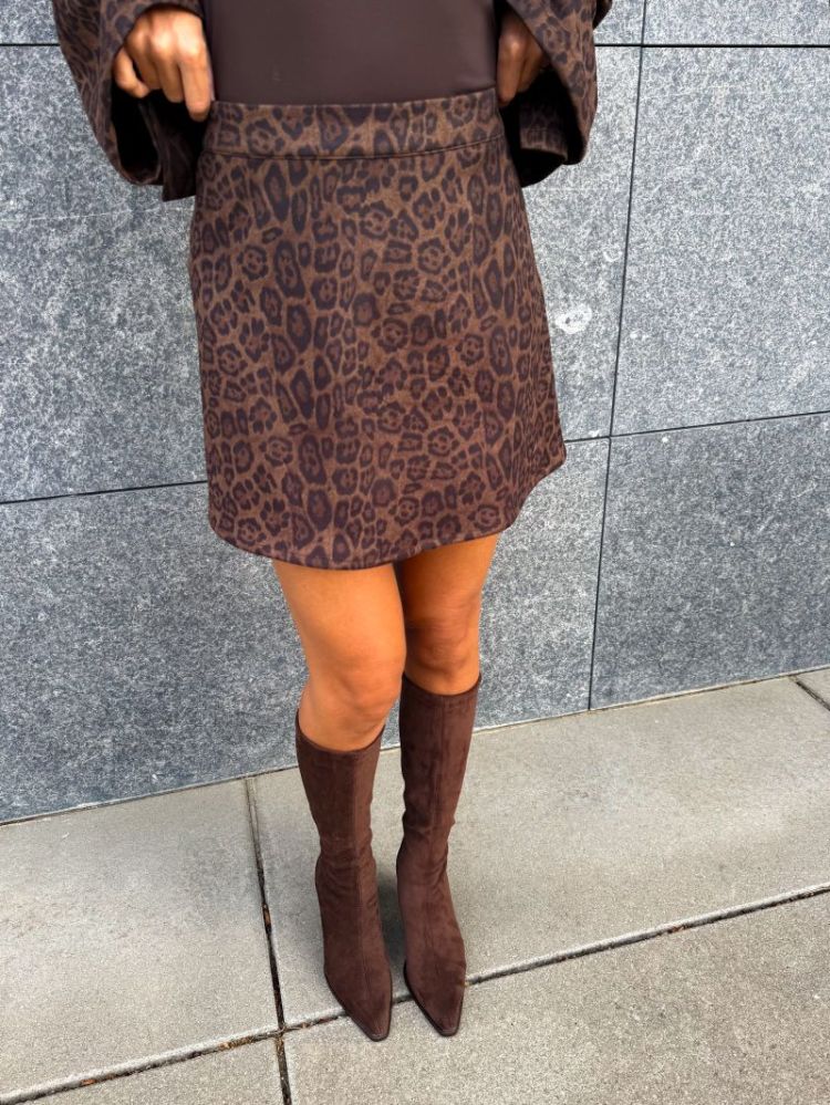 VIJICY RW SHORT SKIRT 196326001 Coffe