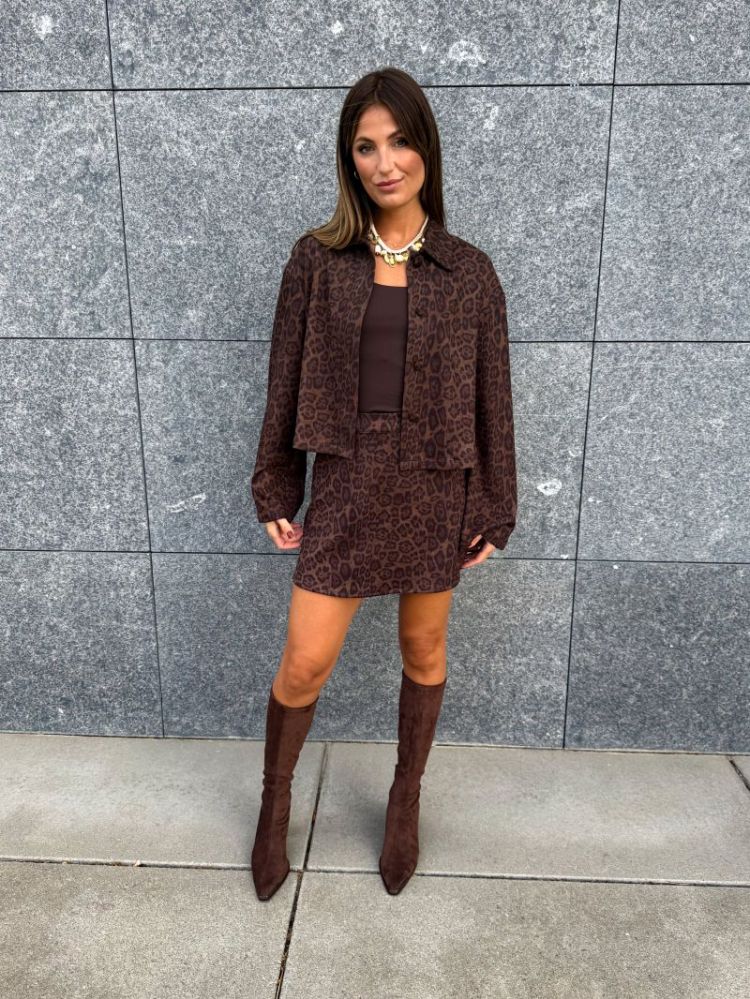 VIJICY SHORT JACKET 196326001 Coffe