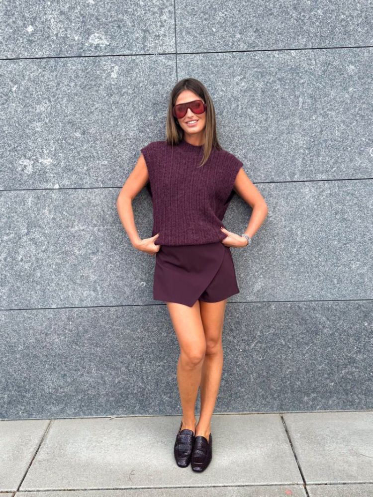 ONLMIST-YASMINE WRAP SKORT TLR 184723 Fudge