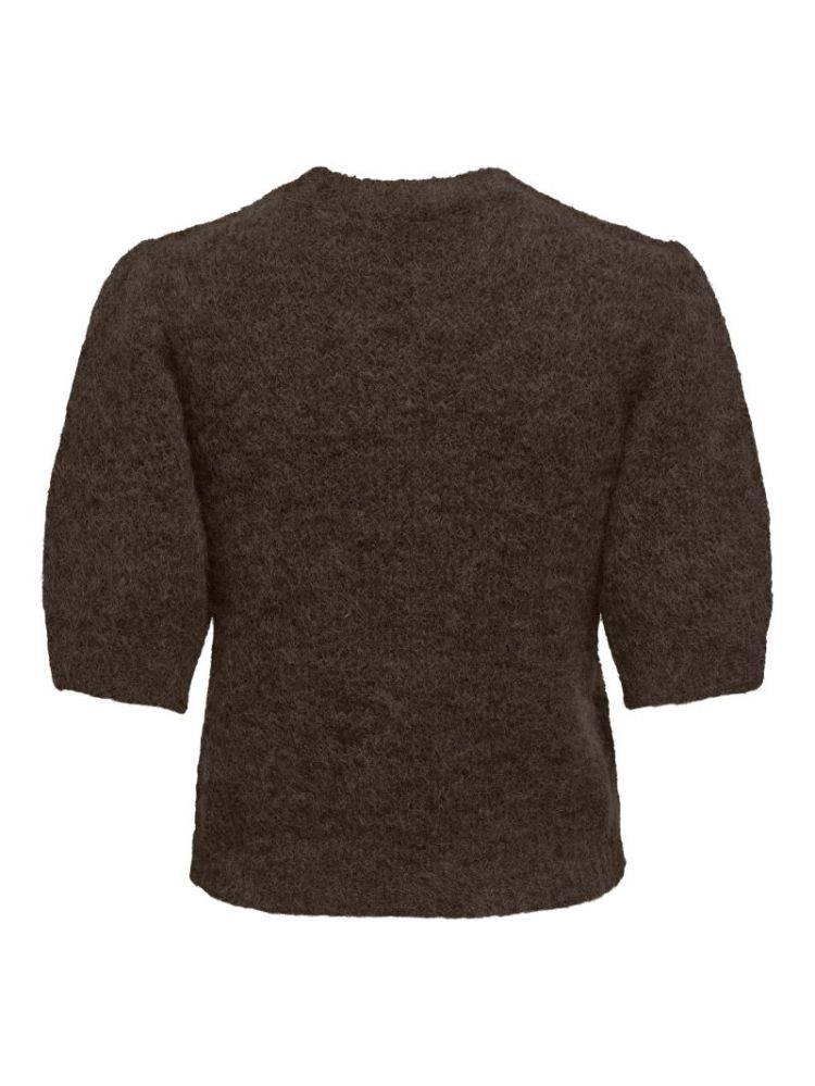 ONLNELLIE SS O-NECK KNT NCA 237375001 Coffe