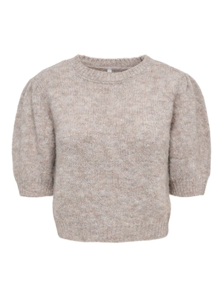 ONLNELLIE SS O-NECK KNT NCA 278275001 Mocha