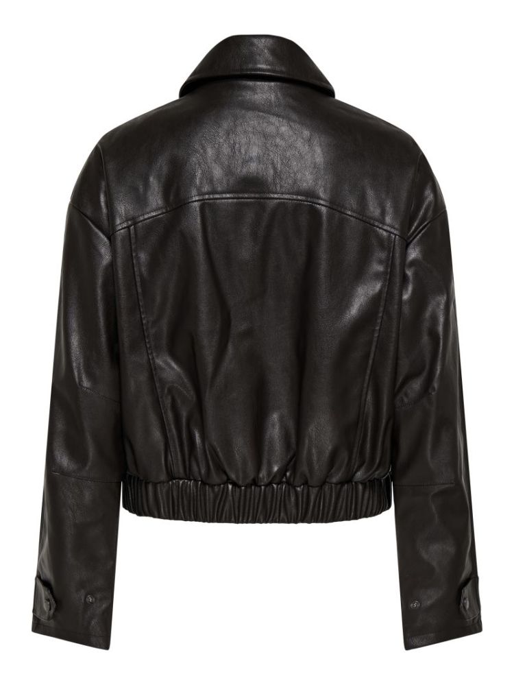 ONLMELLE FAUX LEATHER JACKET O 244915 Chocolat