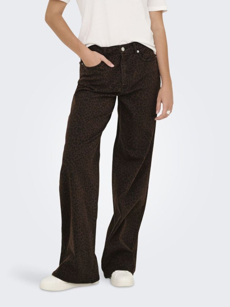ONLMADISON HW WIDE ANIMAL PANT 242836001 Chico