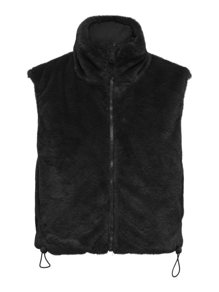 ONLDANA FAUX FUR REV.WAISTCOAT 177911 Black